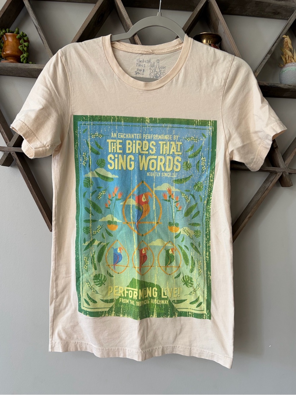 Disney The Lost Bros "The Birds That Sing Words" T-shirt. Unisex Size small.